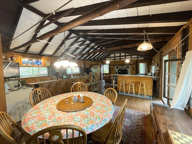 55 Sandy Bottom Rd, Turner, ME 04282 - dining room with wood-type flooring