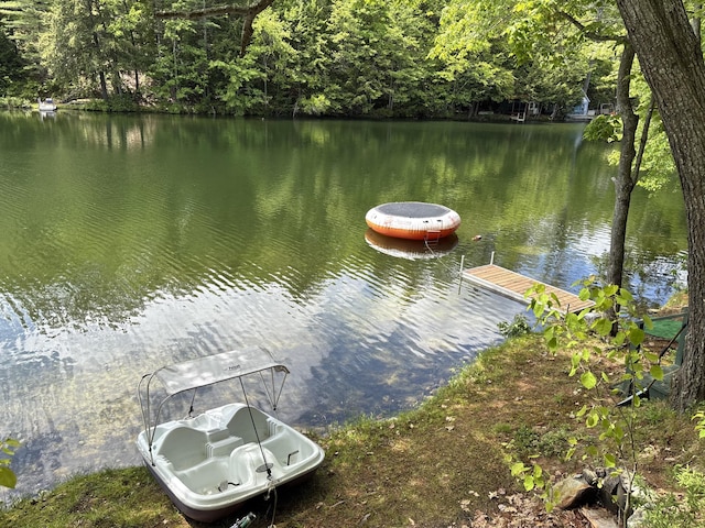 55 Sandy Bottom Rd, Turner, ME 04282 - dock featuring a water view