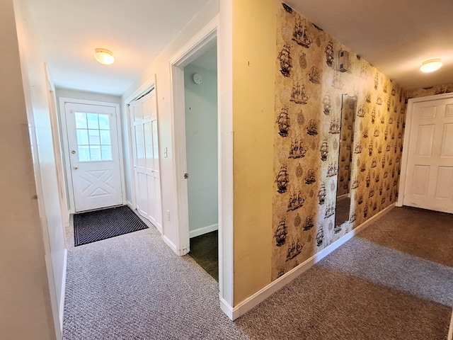 2 Gunstock Rd, Scarborough, ME 04074 - hall featuring carpet flooring and baseboards