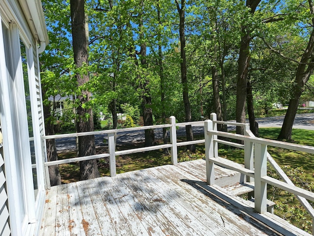 2 Gunstock Rd, Scarborough, ME 04074 - view of wooden deck