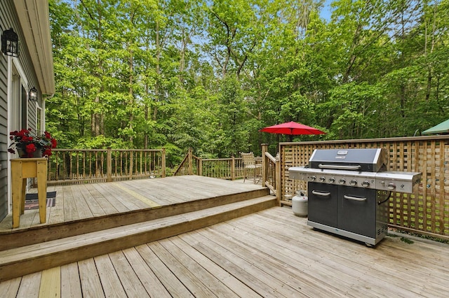 58 Josiah Norton Rd, York, ME 03902 - wooden terrace featuring a grill