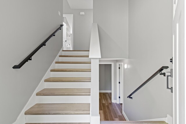 186 Yarmouth Rd, Gray, ME 04039 - stairs with wood finished floors and baseboards