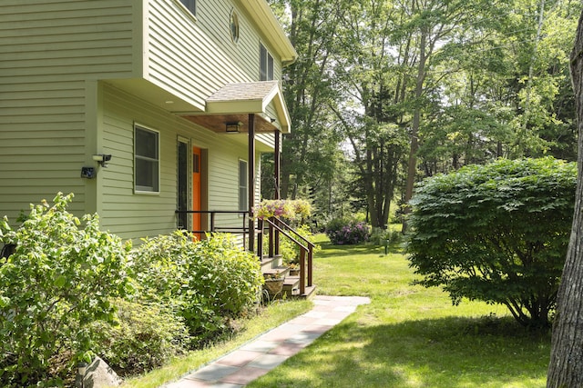 23 Stovers Point Rd, Harpswell, ME 04079 - view of grassy yard