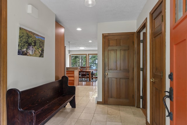 23 Stovers Point Rd, Harpswell, ME 04079 - entrance foyer featuring recessed lighting and light tile patterned floors