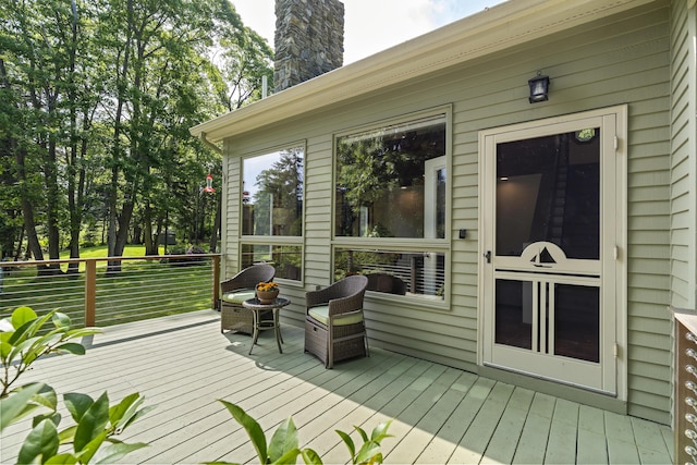 23 Stovers Point Rd, Harpswell, ME 04079 - view of wooden deck