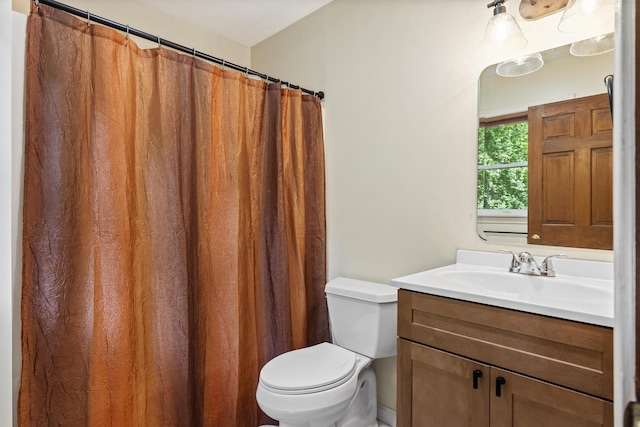 23 Stovers Point Rd, Harpswell, ME 04079 - full bathroom featuring vanity and toilet