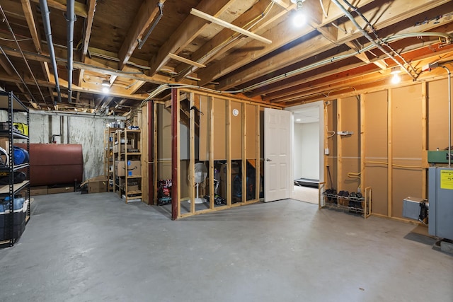 23 Stovers Point Rd, Harpswell, ME 04079 - unfinished basement with oil tank