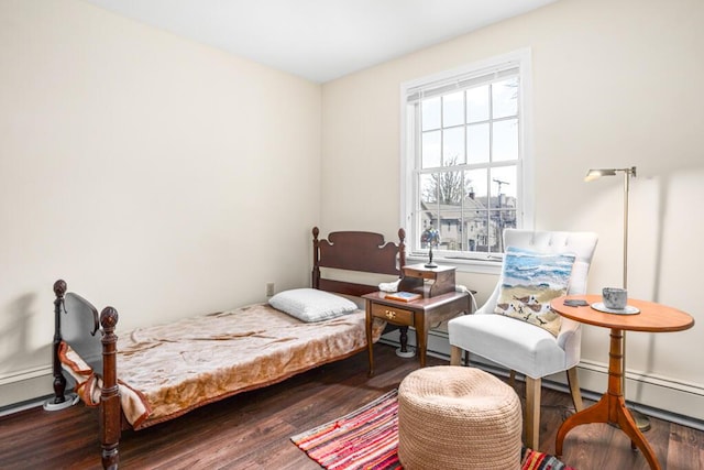 6 Winter St, Augusta, ME 04330 - bedroom with wood finished floors and baseboard heating
