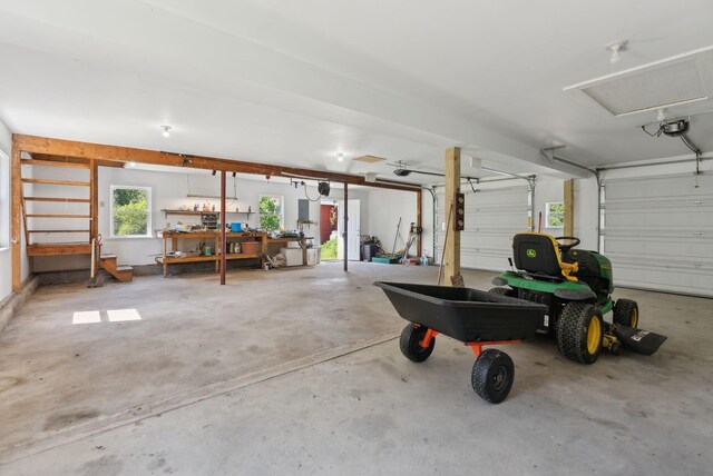 592 Old Stage Rd, Arrowsic, ME 04530 - garage featuring electric panel