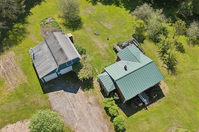 592 Old Stage Rd, Arrowsic, ME 04530 - aerial view of property and surrounding area