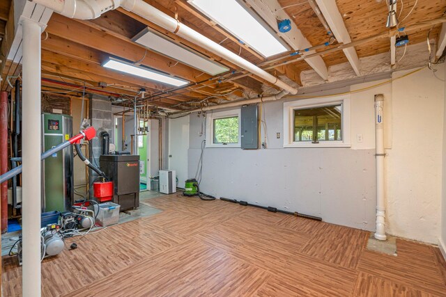 94 Thompson St, South Portland, ME 04106 - basement with electric panel