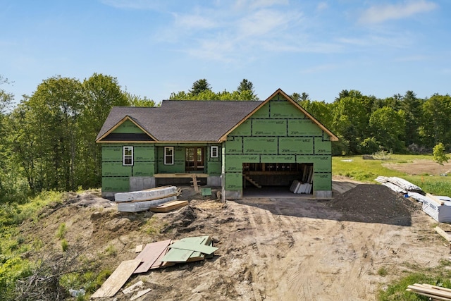 32 Middle Jam Rd, Gorham, ME 04038 - view of front of house with a detached garage