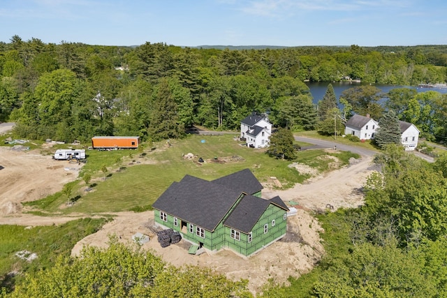 32 Middle Jam Rd, Gorham, ME 04038 - drone / aerial view of a nearby body of water and a forest