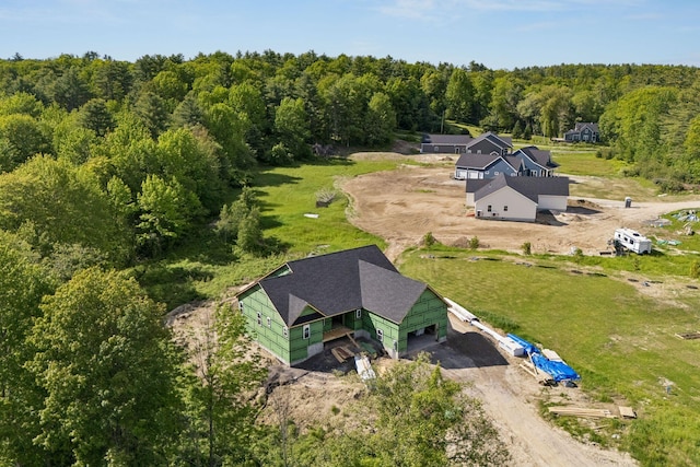 32 Middle Jam Rd, Gorham, ME 04038 - view from above of property featuring a heavily wooded area