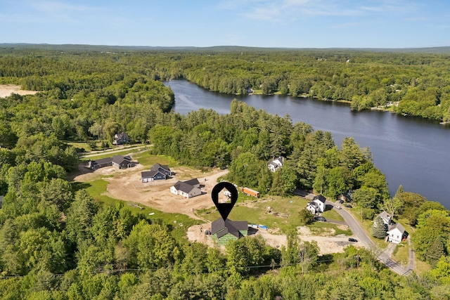 32 Middle Jam Rd, Gorham, ME 04038 - bird's eye view of a forest and a large body of water
