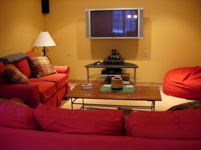 35 Viking Village Rd, Newry, ME 04261 - carpeted living room with baseboards