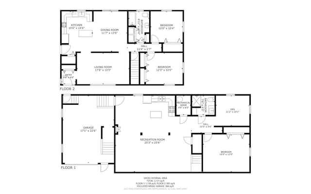 7 Philip Ave, Augusta, ME 04330 - room layout