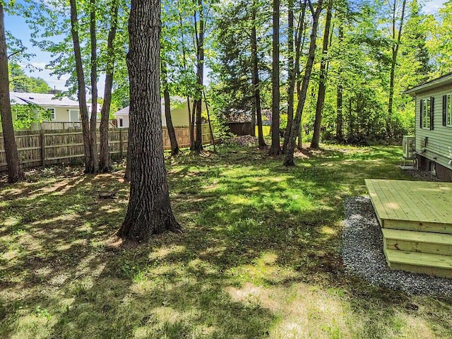 7 Philip Ave, Augusta, ME 04330 - view of yard with a deck