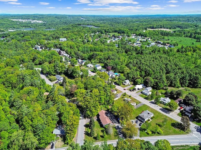 7 Philip Ave, Augusta, ME 04330 - aerial view of property and surrounding area featuring a forest