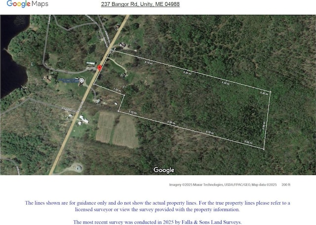 237 Bangor Rd, Unity, ME 04988 - map / location