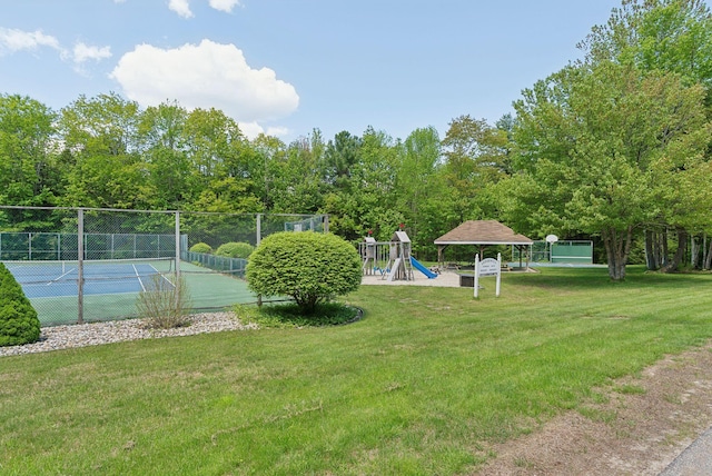 10 Ledge Hill Rd, Gorham, ME 04038 - view of tennis court