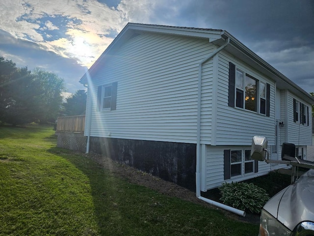 262 Golf Course Rd, Newport, ME 04953 - view of side of home with a yard