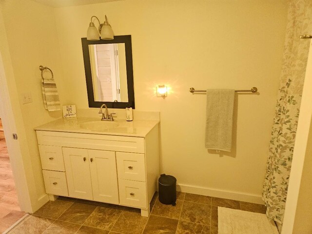 262 Golf Course Rd, Newport, ME 04953 - bathroom featuring vanity and baseboards