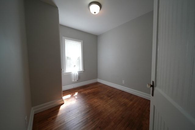 6 Pleasant Ct, Houlton, ME 04730 - unfurnished room featuring dark wood finished floors and baseboards