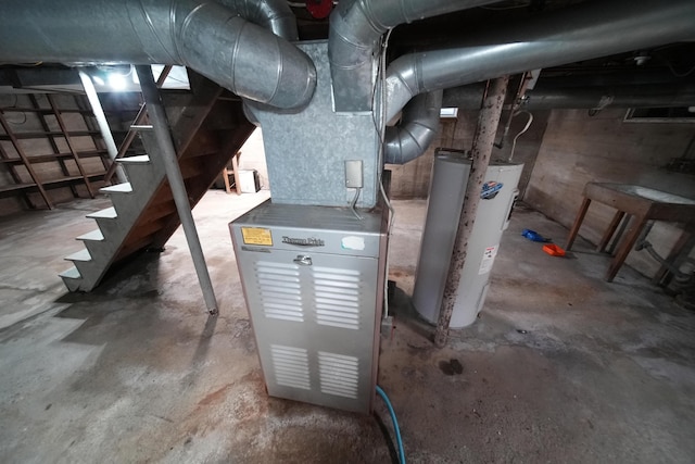 6 Pleasant Ct, Houlton, ME 04730 - utilities featuring water heater and heating unit