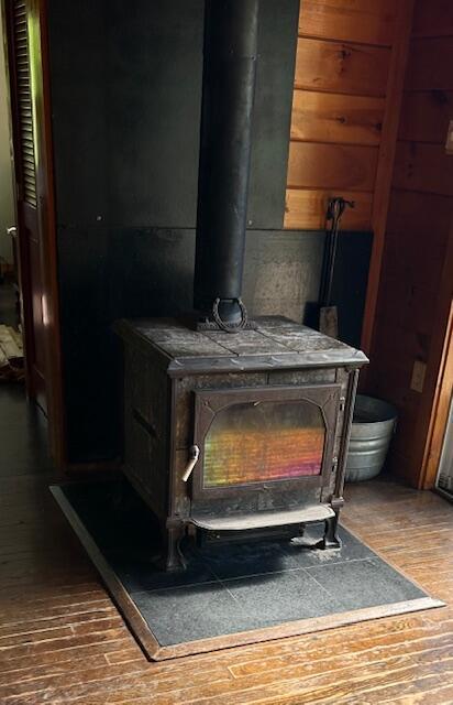 20 Monument Rd, Abbot, ME 04406 - detailed view of a wood stove