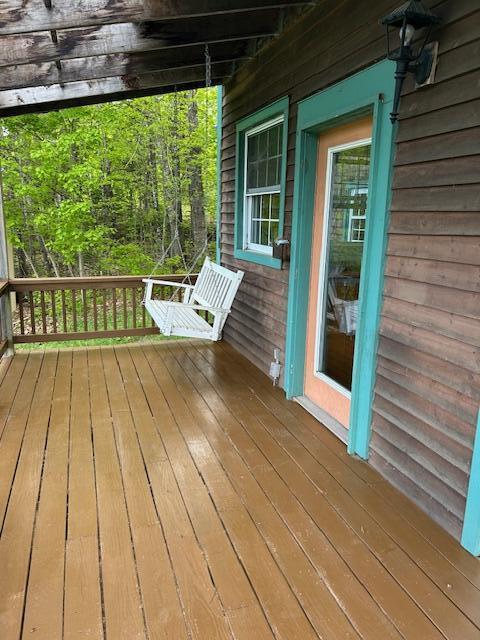 20 Monument Rd, Abbot, ME 04406 - view of wooden terrace