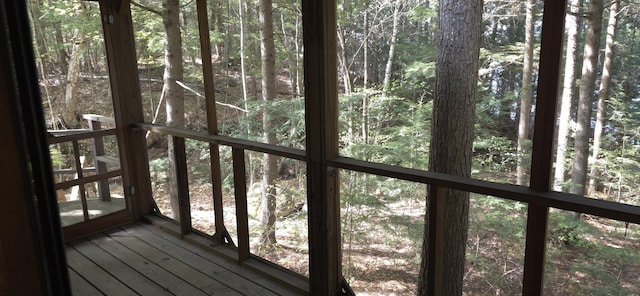 1261 Turkey Tail Rd Unit T4, Indian Purchase Twp, ME 04462 - unfurnished sunroom with plenty of natural light
