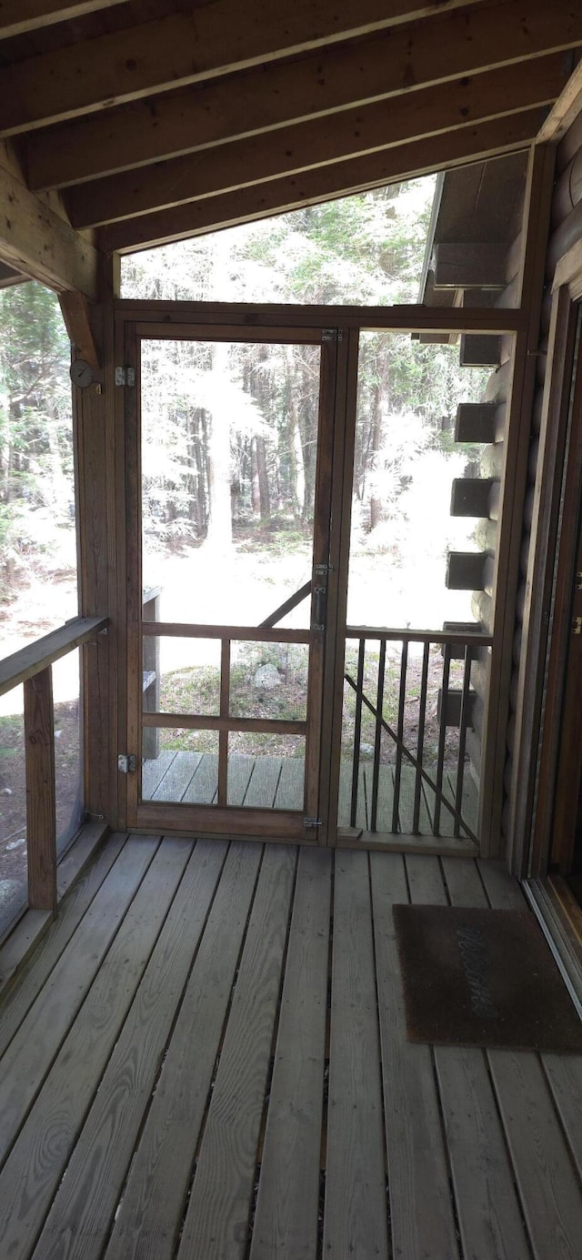 1261 Turkey Tail Rd Unit T4, Indian Purchase Twp, ME 04462 - view of deck