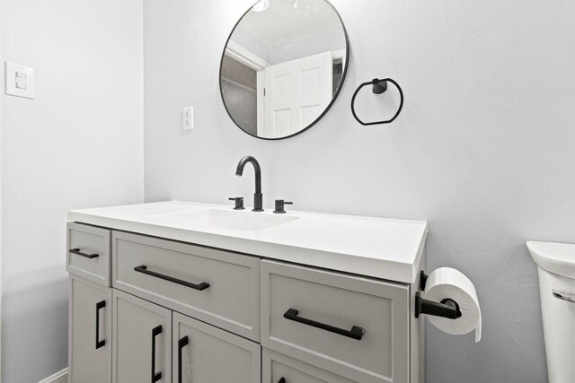 30 Ring Landing Rd, Casco, ME 04015 - bathroom with vanity and toilet