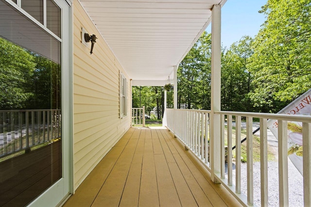 30 Ring Landing Rd, Casco, ME 04015 - view of wooden porch