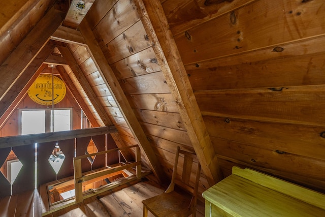 74 Snow Village Rd, Liberty, ME 04949 - view of unfinished attic