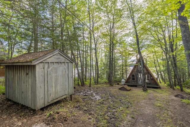 74 Snow Village Rd, Liberty, ME 04949 - view of shed