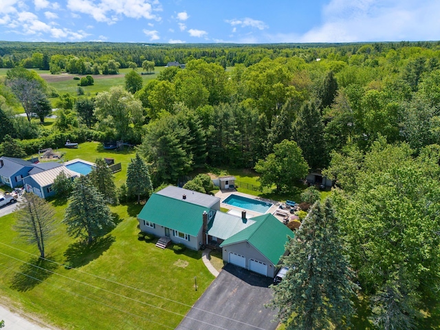 18 Tibbetts Ln, Lyman, ME 04002 - view of subject property with a heavily wooded area