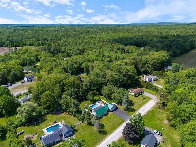 18 Tibbetts Ln, Lyman, ME 04002 - aerial view of property and surrounding area with a heavily wooded area