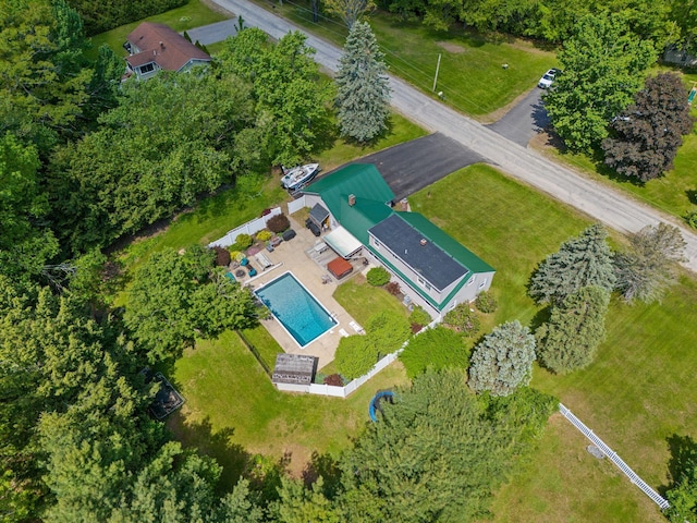 18 Tibbetts Ln, Lyman, ME 04002 - drone / aerial view of a pool area