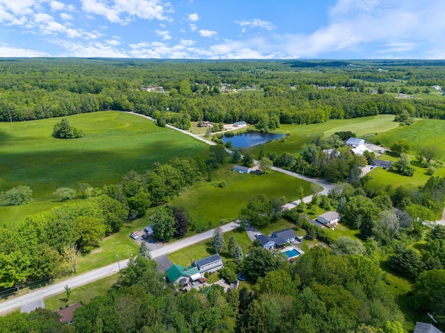 18 Tibbetts Ln, Lyman, ME 04002 - aerial view of property's location with a forest and a large body of water