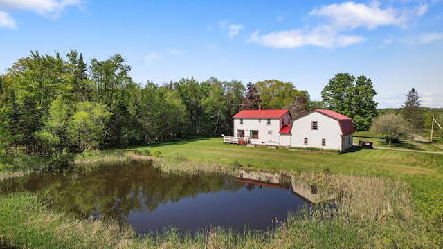 87 Southard Ave, Kenduskeag, ME 04450 - water view with a forest