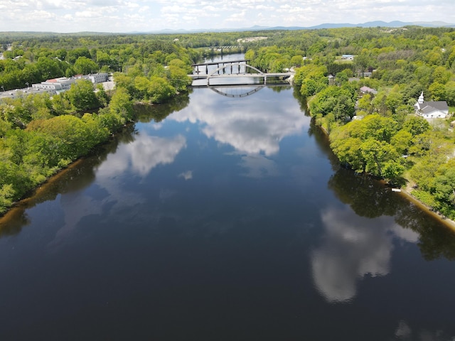 57 River Rd, Norridgewock, ME 04957 - aerial view of a forest and a nearby body of water