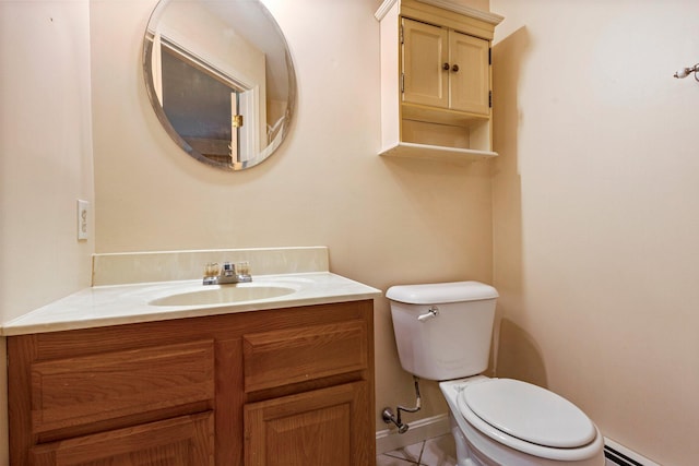 22 Joseph Dr Unit 6, Gorham, ME 04038 - half bathroom with baseboard heating and vanity
