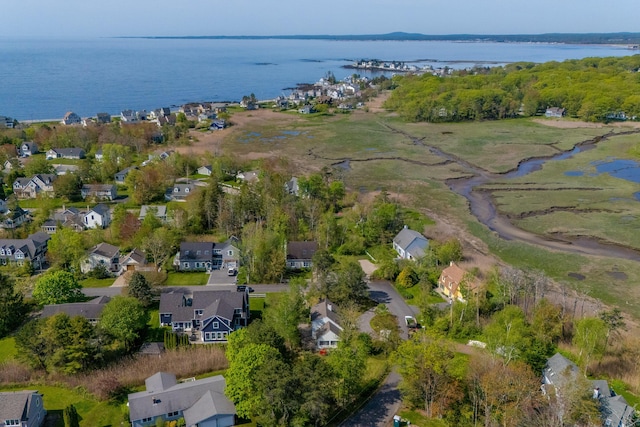 21 Surf Ln, Kennebunk, ME 04043 - aerial view of property's location featuring a nearby body of water and nearby suburban area