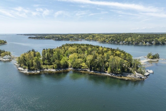 1 Mouse Is, Southport, ME 04576 - aerial view of a large body of water and a heavily wooded area
