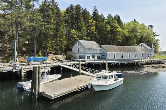 1 Mouse Is, Southport, ME 04576 - dock area featuring a water view