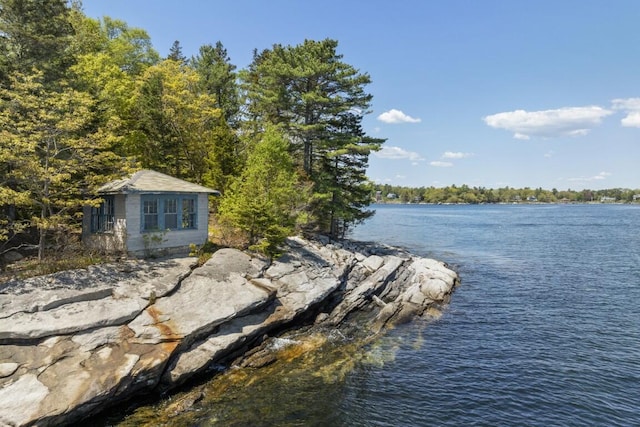 1 Mouse Is, Southport, ME 04576 - water view with a forest