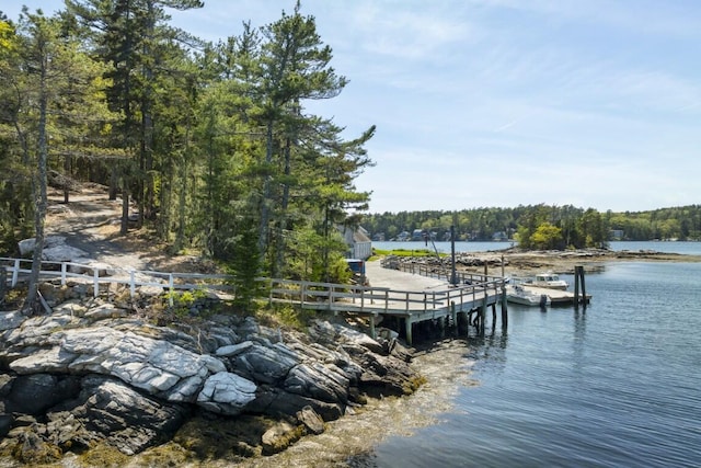1 Mouse Is, Southport, ME 04576 - dock area with a wooded view and a water view