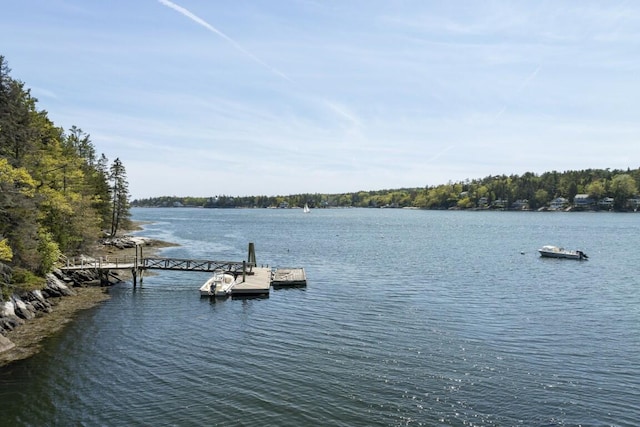 1 Mouse Is, Southport, ME 04576 - water view with a floating dock